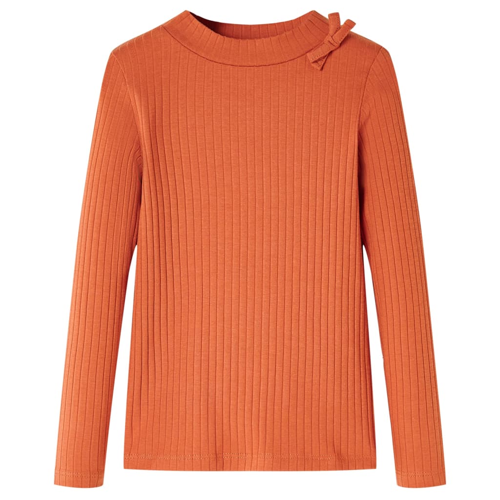 JUNG Vida Kinder-Langarmshirt Dunkelorange 92