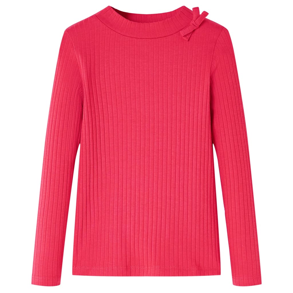 JUNG Vida Kinder-Langarmshirt Knallrosa 104