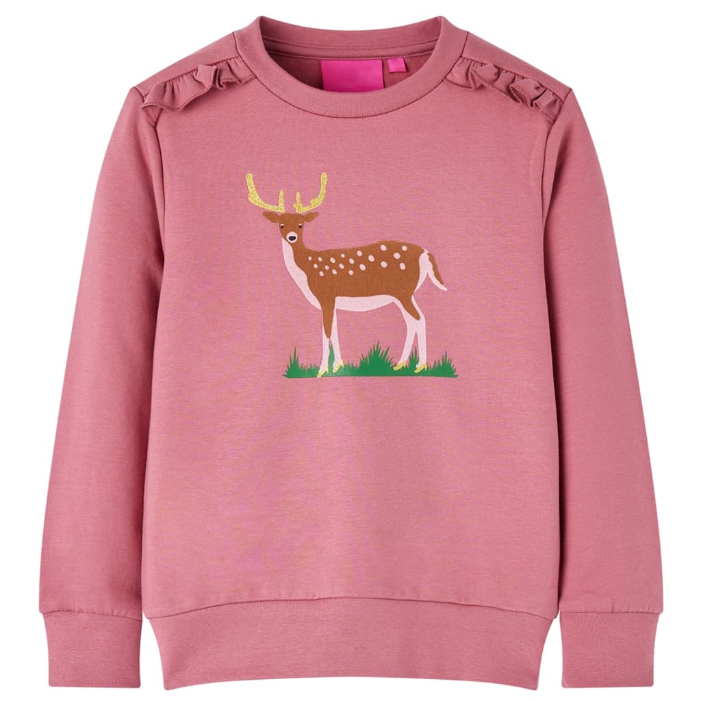JUNG Vida Kinder-Sweatshirt Himbeerrosa 104