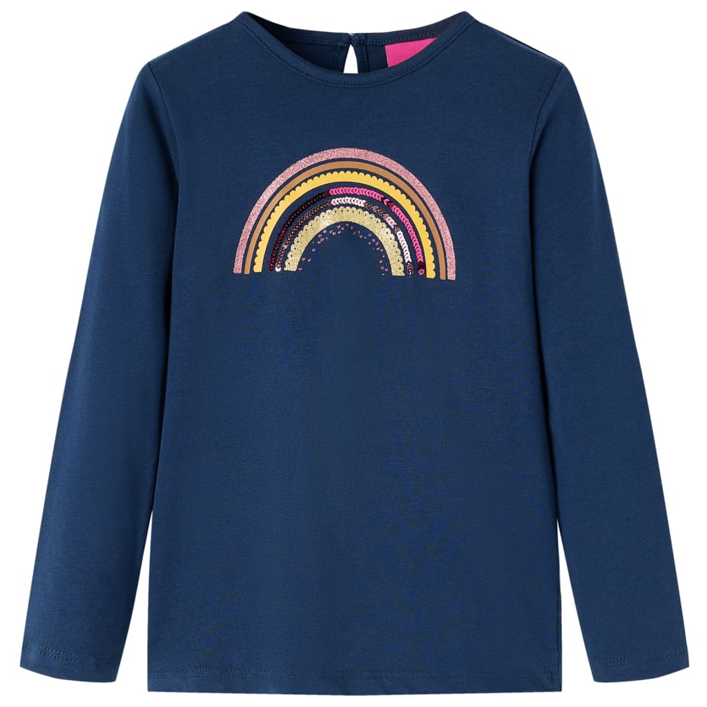 JUNG Vida Kinder-Langarmshirt Marineblau 104