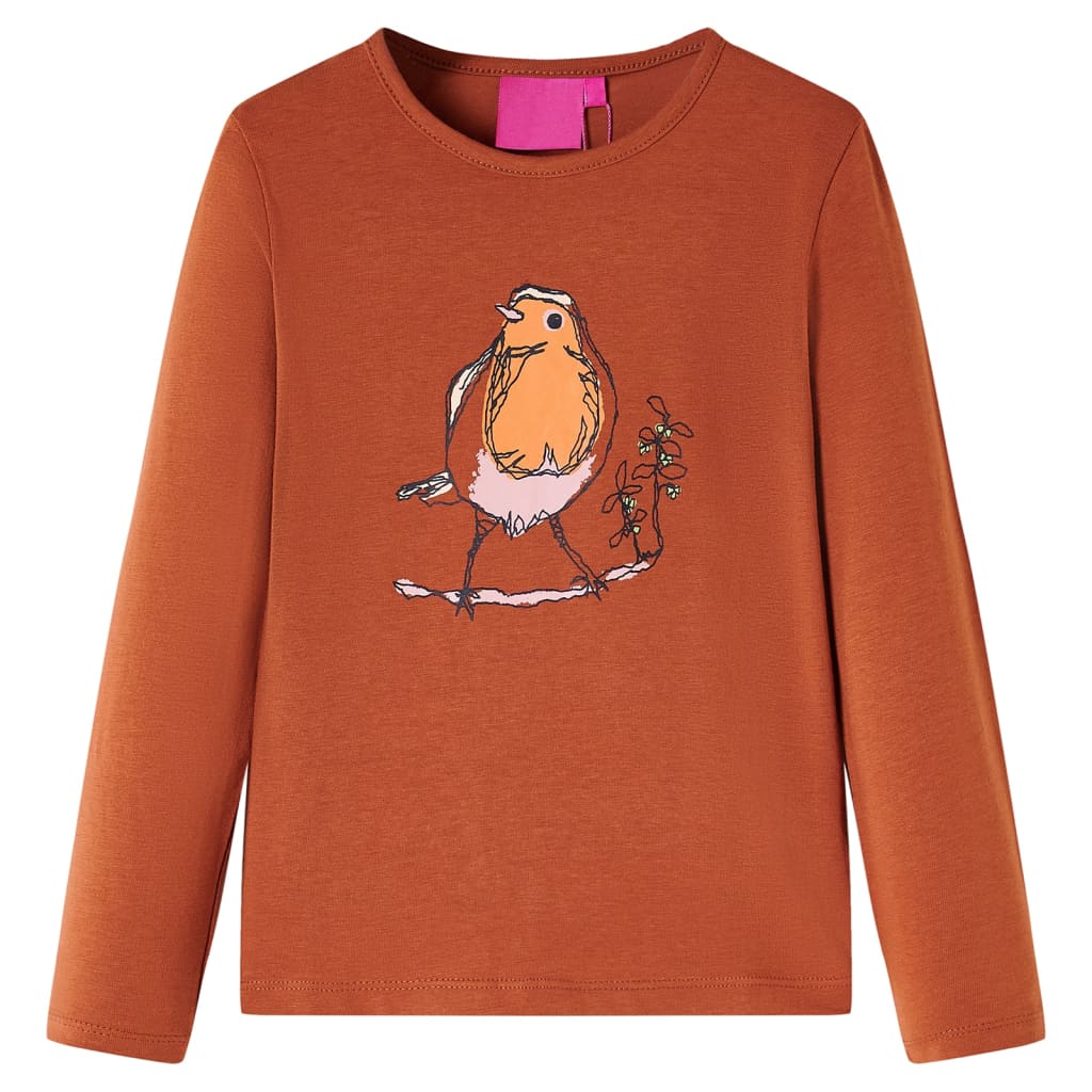 JUNG Vida Kinder-Langarmshirt Cognac 140