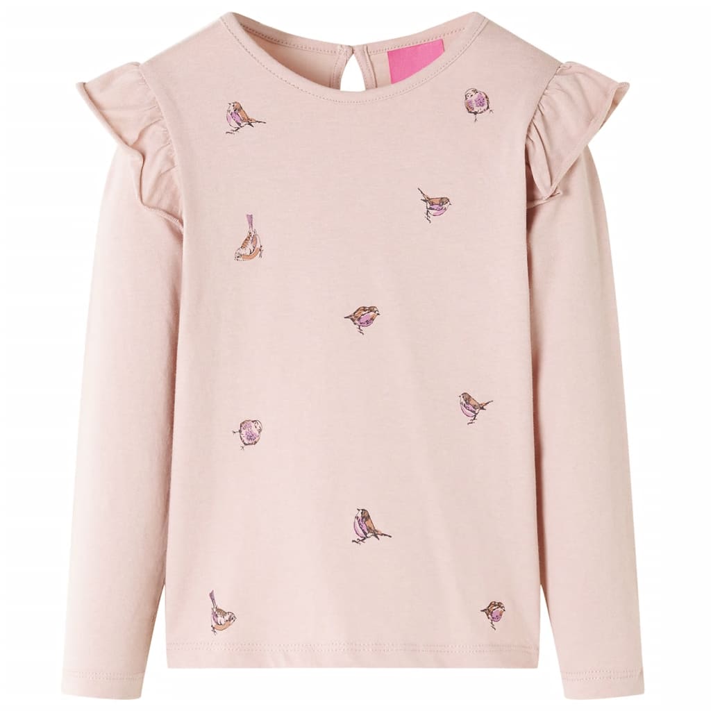 JUNG Vida Kinder-Langarmshirt Rosa 92