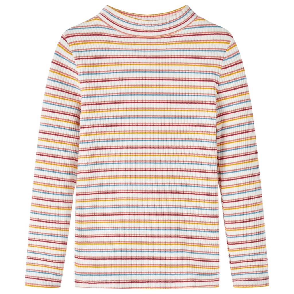 JUNG Vida Kinder-Langarmshirt Halbrollkragen Ecru 128