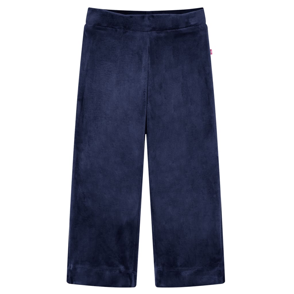 JUNG Vida Kinderhose Samt Dunkelblau 140