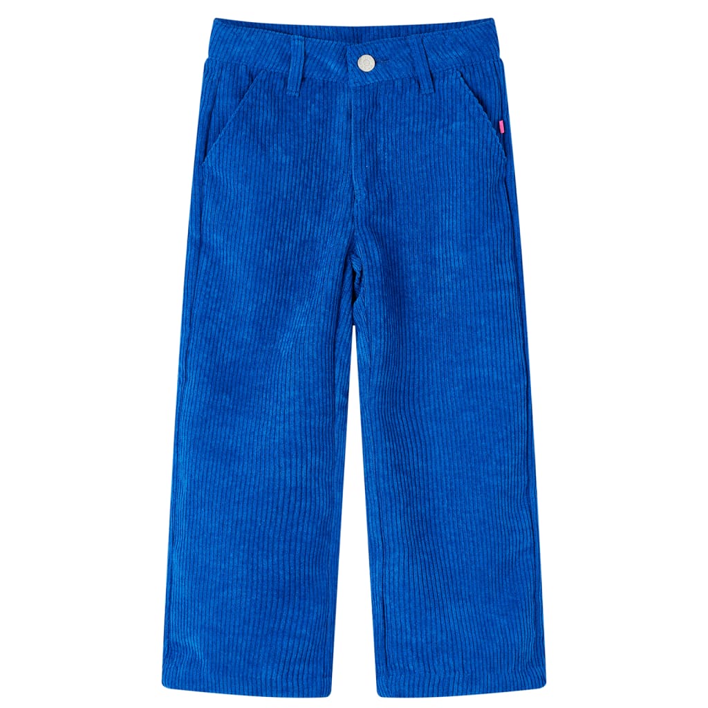 JUNG Vida Kinderhose Cord Kobaltblau 128