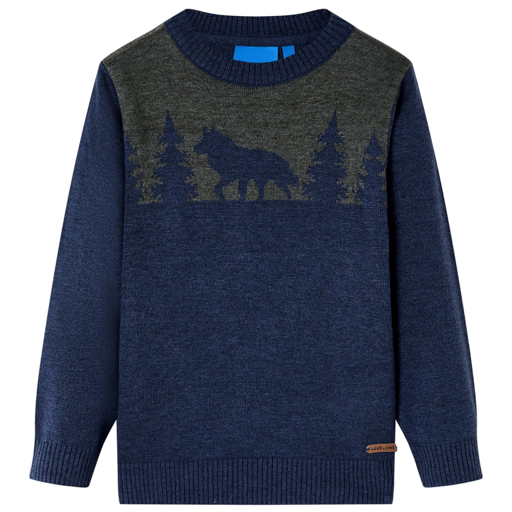 JUNG Vida Kinderpullover Gestrickt Marineblau 104
