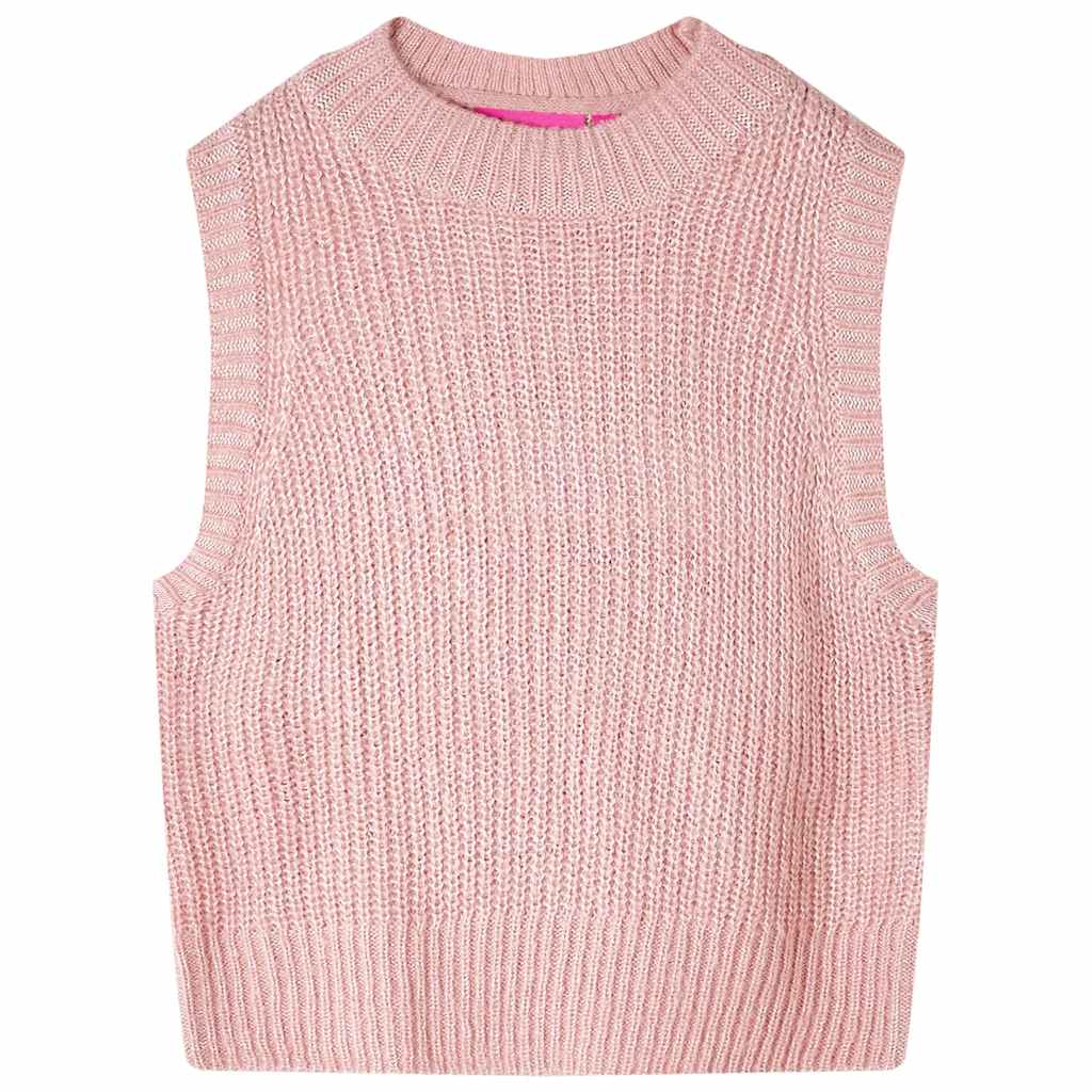 JUNG Vida Kinder-Pulloverweste Gestrickt Hellrosa 92