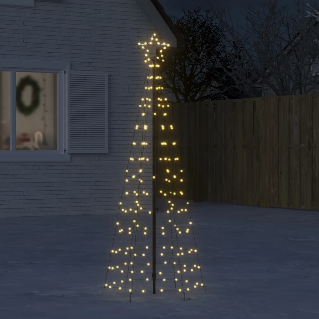 JUNG Vida LED-Weihnachtsbaum mit Erdspießen 220 LEDs Warmweiß 180 cm