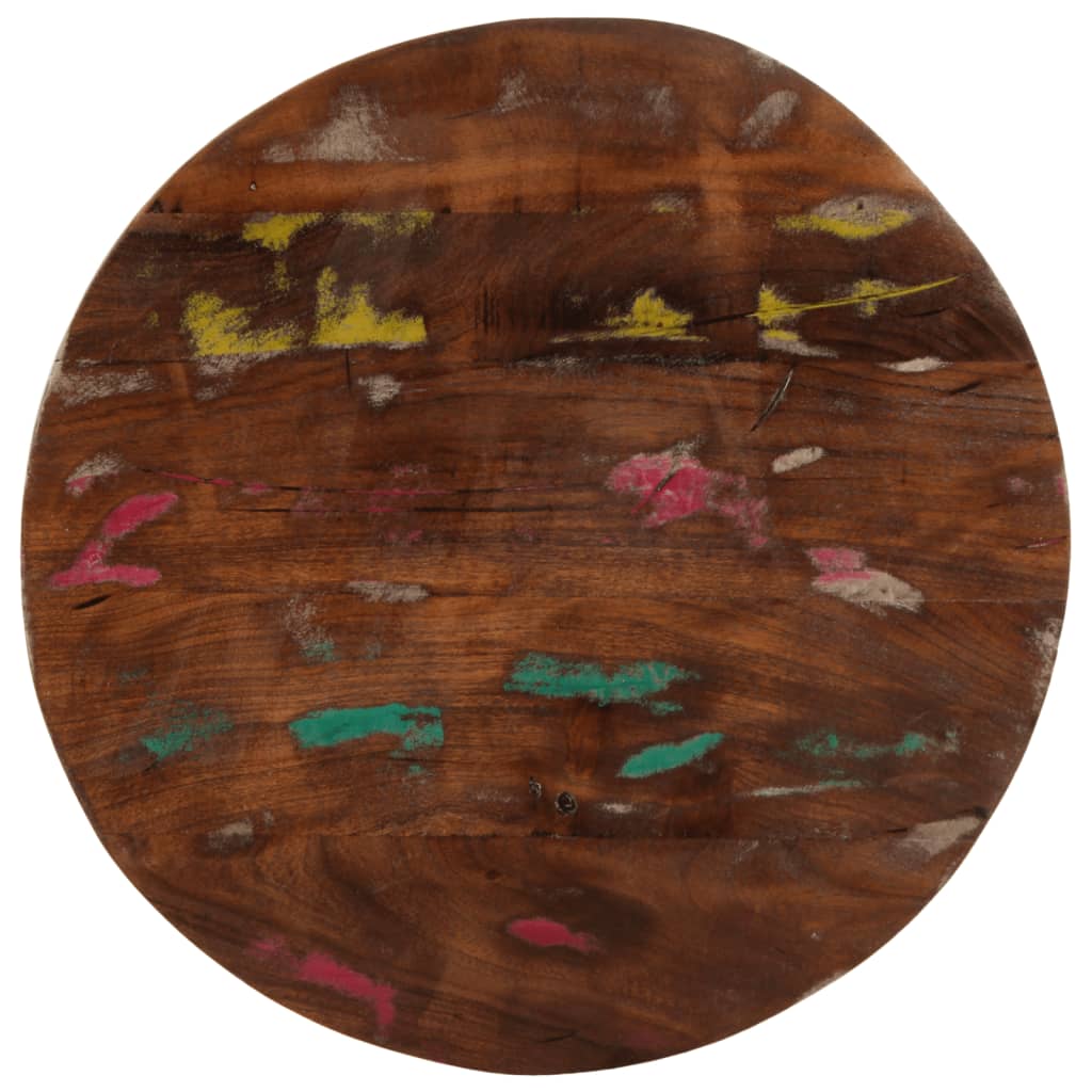 JUNG Vida Tischplatte Ø 50x2,5 cm Rund Altholz Massiv