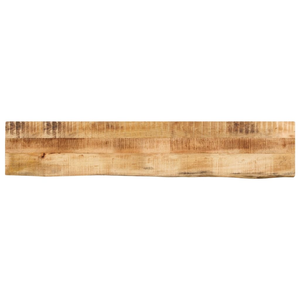 JUNG Vida Tischplatte 160x30x2,5 cm Baumkante Massivholz Raues Mangoholz