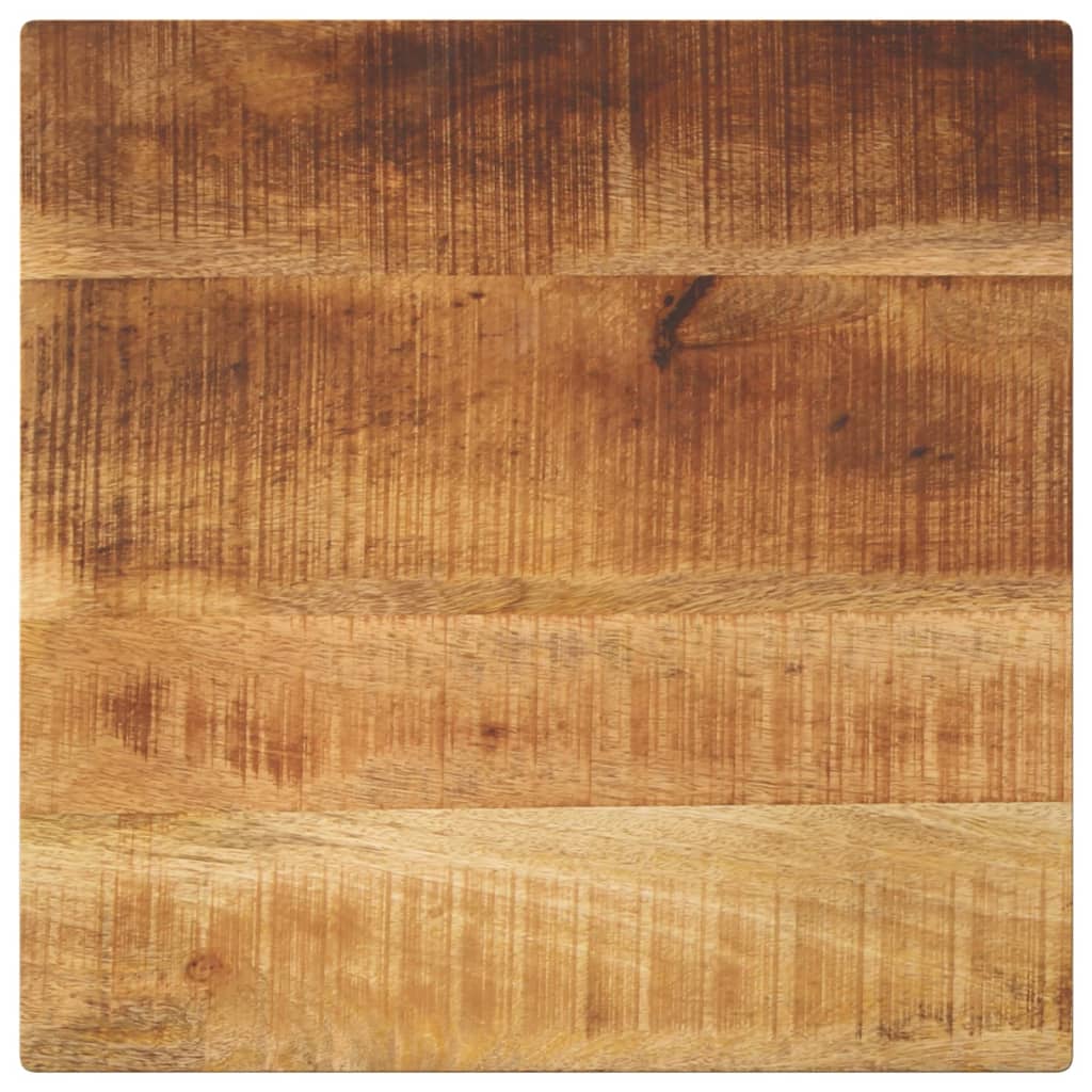 JUNG Vida Tischplatte 40x40x2,5 cm Quadratisch Raues Massivholz Mango