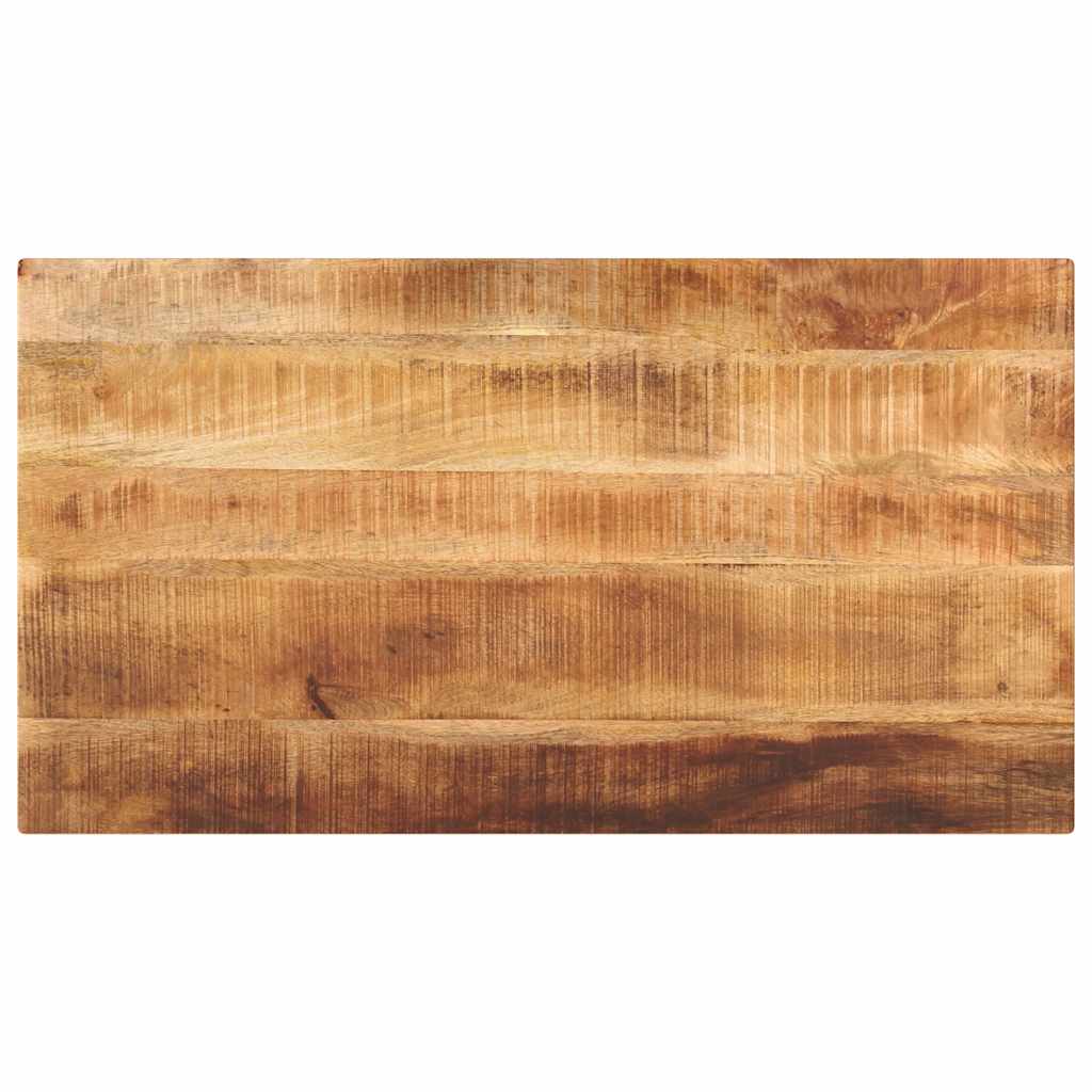 JUNG Vida Tischplatte 100x60x2,5 cm Rechteckig Raues Massivholz Mango