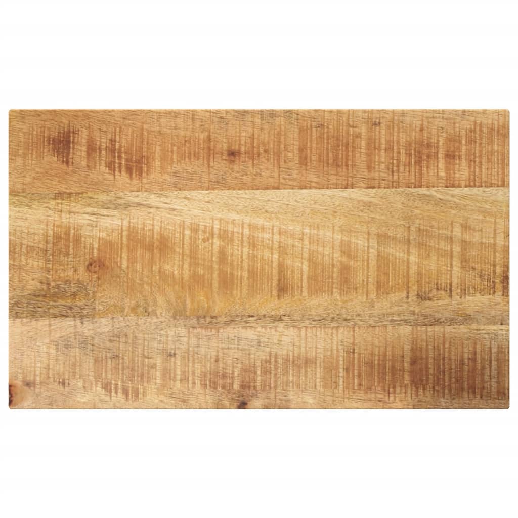 JUNG Vida Tischplatte 40x30x3,8 cm Rechteckig Raues Massivholz Mango