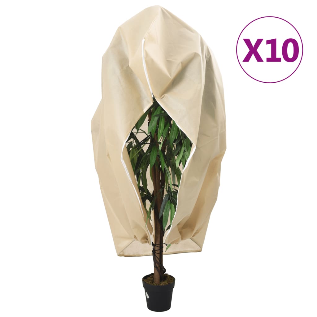 JUNG Vida Wintervlies mit Reißverschluss 10 Stk. 70 g/m² 1,2x1,8 m