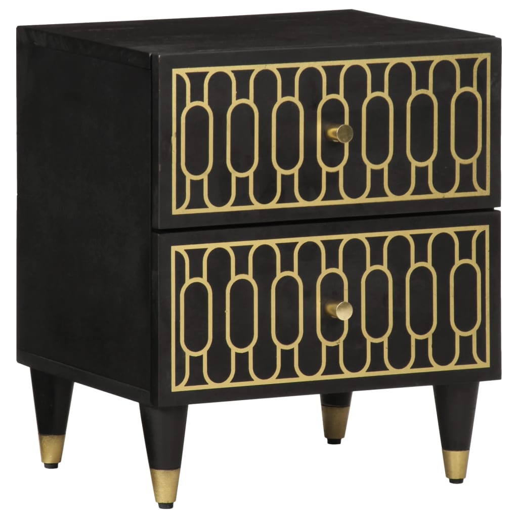 JUNG Vida Nachttisch 40x33x46 cm Massivholz Mango