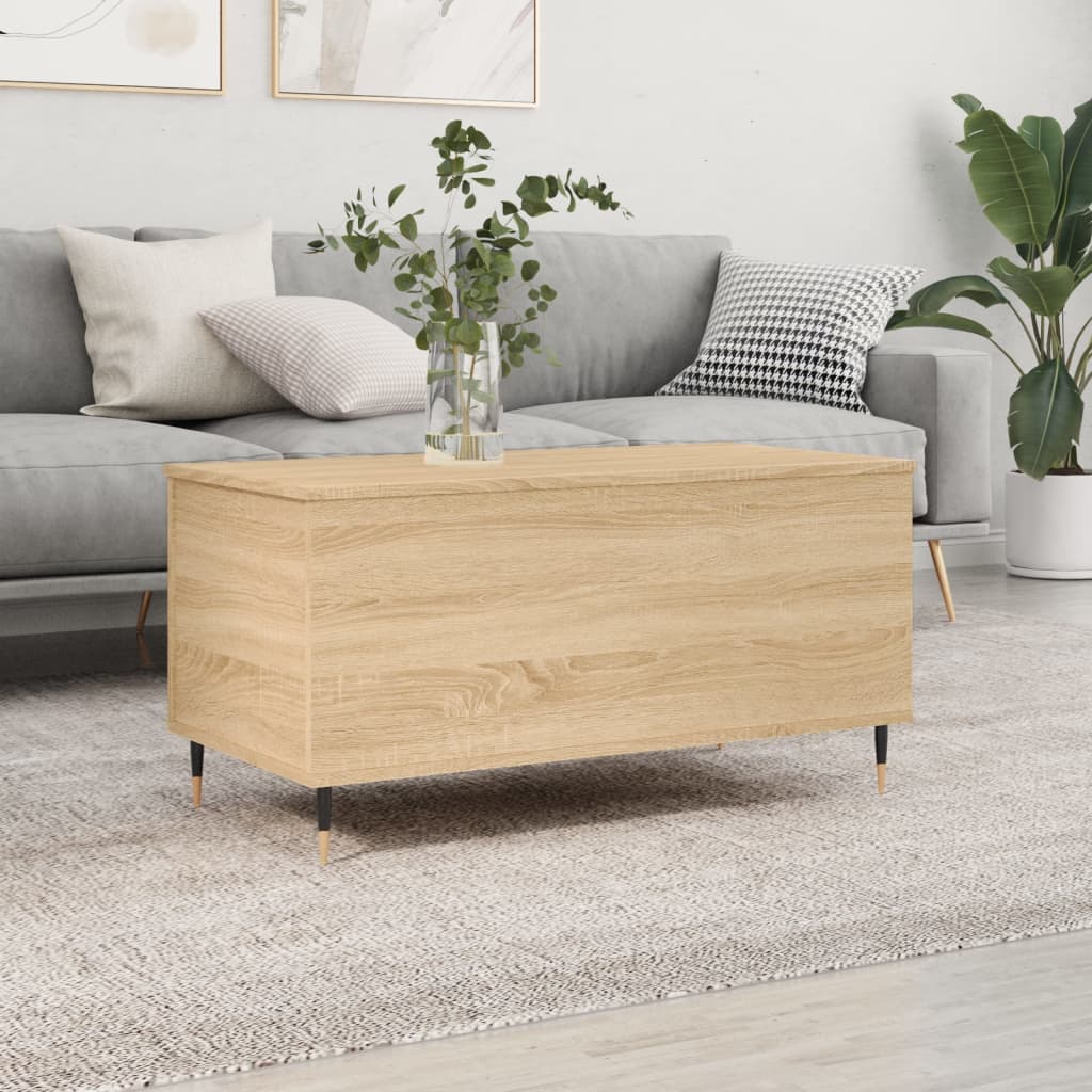 JUNG Vida Couchtisch Sonoma-Eiche 90x44,5x45 cm Holzwerkstoff