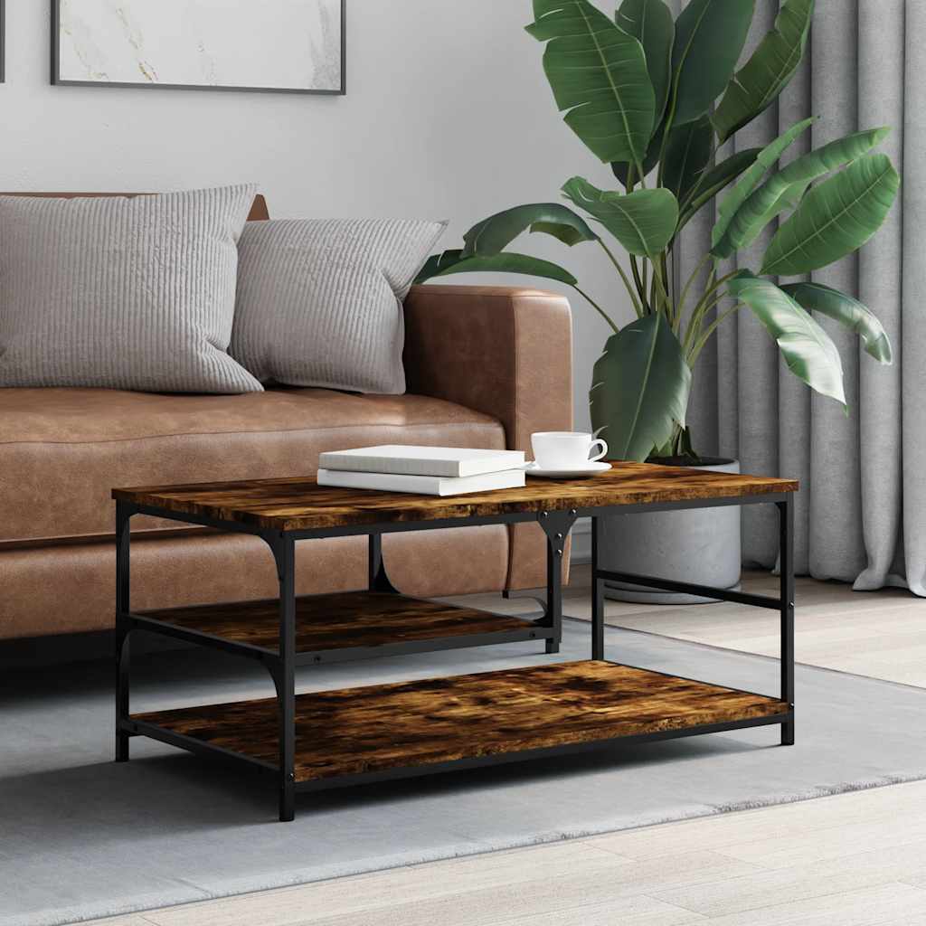 JUNG Vida Couchtisch Räuchereiche 90x49x40 cm Holzwerkstoff