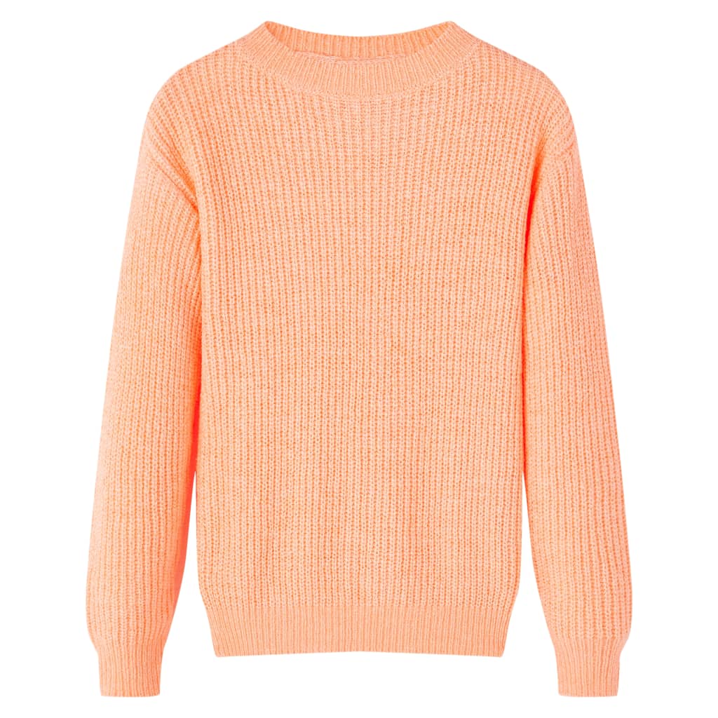 JUNG Vida Kinderpullover Gestrickt Hellorange 140