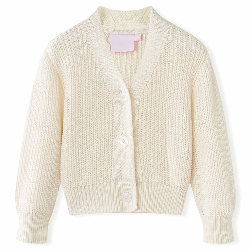 JUNG Vida Kinder-Strickjacke Schneeweiß 104