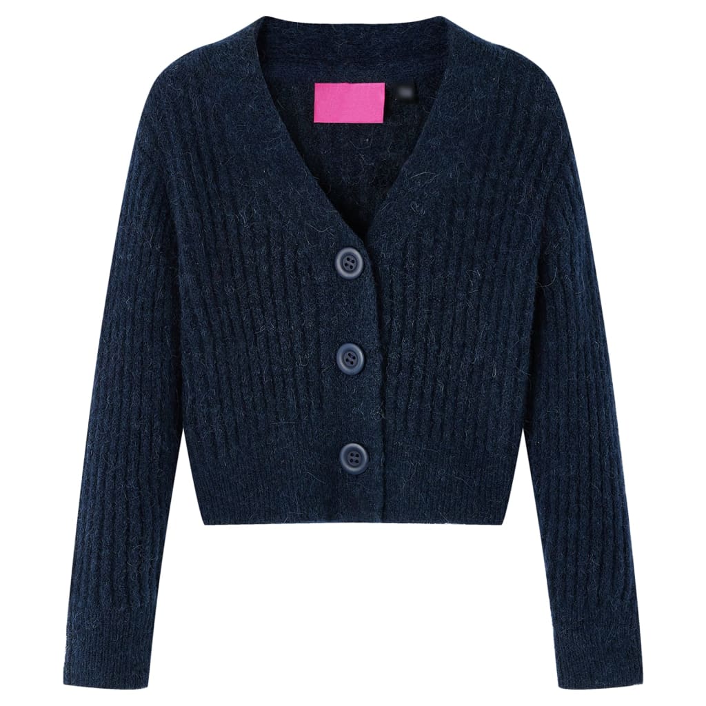 JUNG Vida Kinder-Strickjacke Marineblau 128