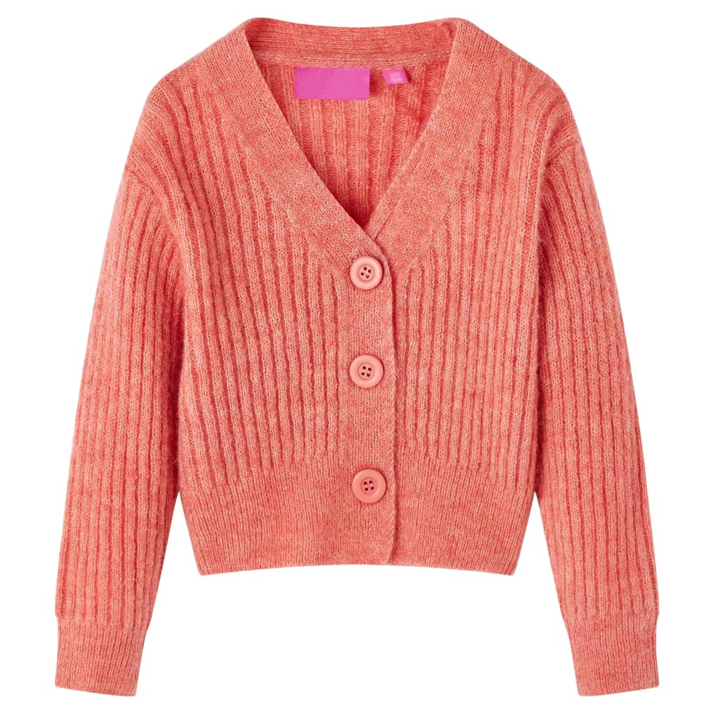 JUNG Vida Kinder-Strickjacke Mittelrosa 128
