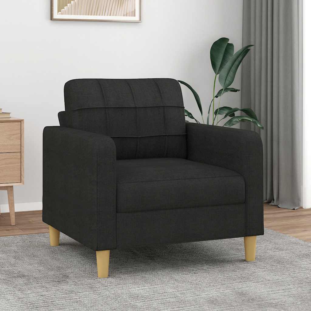 JUNG Vida Sofasessel Schwarz 60 cm Stoff
