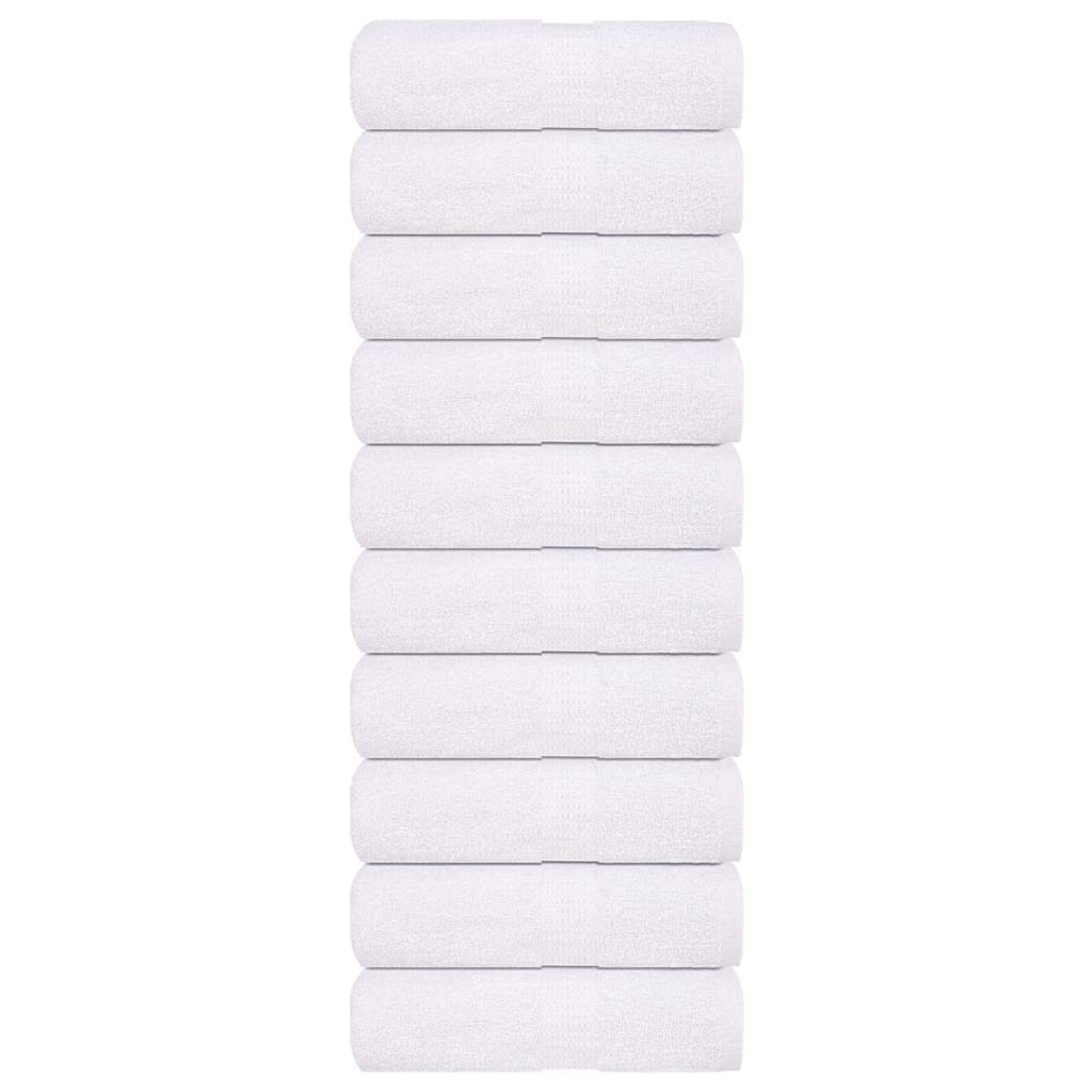 JUNG Vida Waschlappen FROGN 10 Stk. Weiß 15x21 cm 360 g/m²