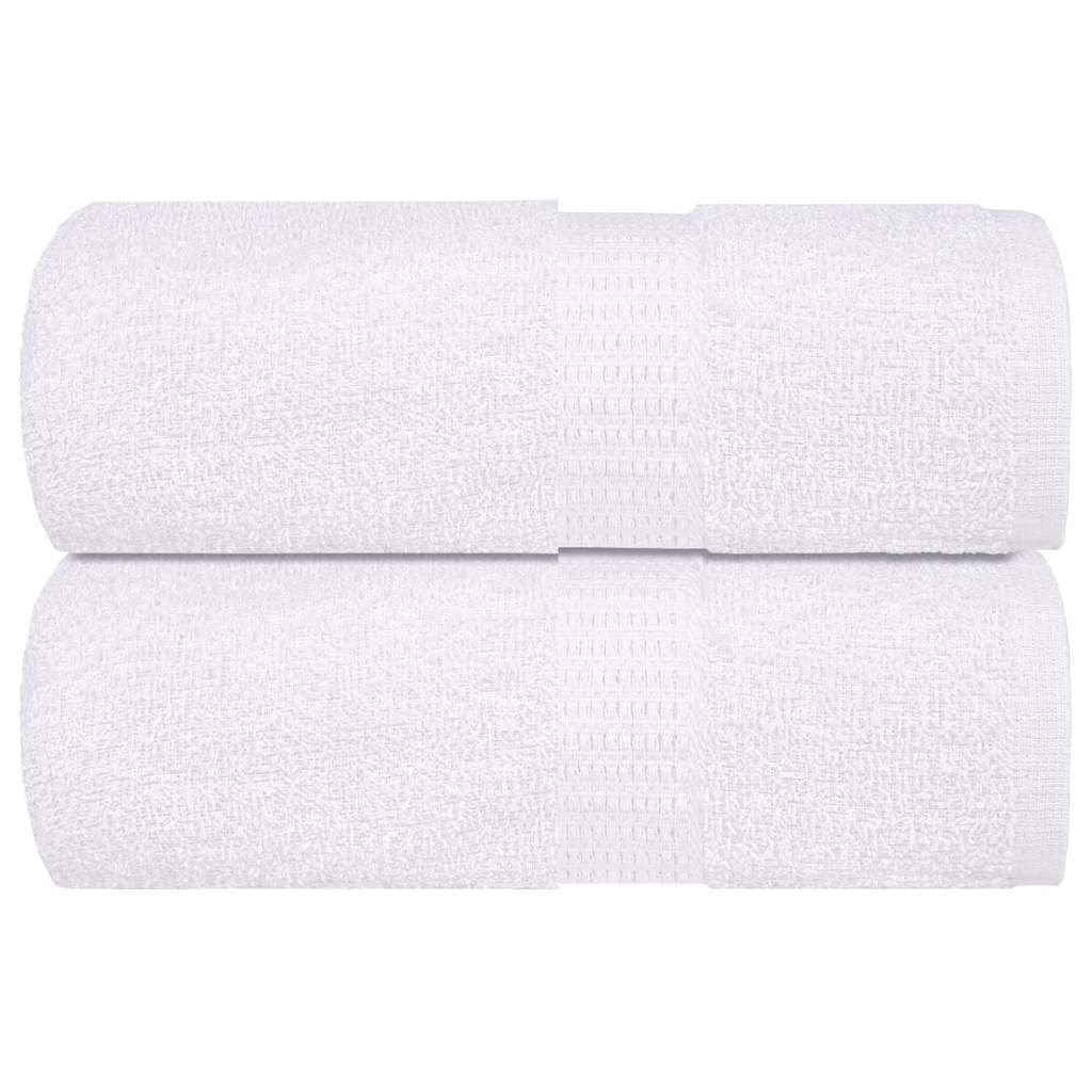 JUNG Vida Waschtücher FROGN 2 Stk. Weiß 30x30 cm 360 g/m²