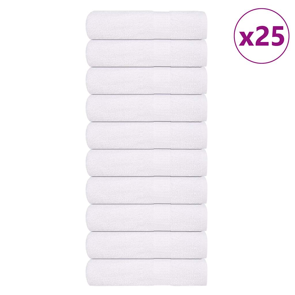 JUNG Vida Badetücher FROGN 25 Stk. Weiß 100x150 cm 360 g/m²