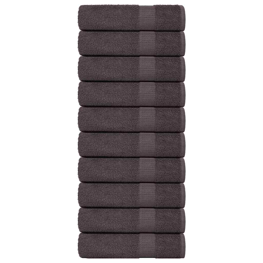 JUNG Vida Badetücher FROGN 10 Stk. Anthrazit 100x150 cm 360 g/m²