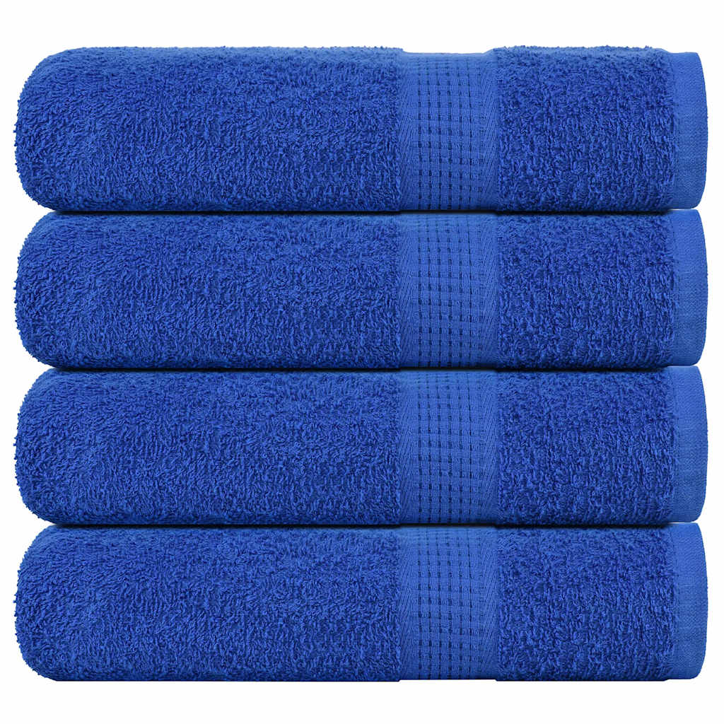 JUNG Vida Handtücher FROGN 4 Stk. Blau 50x100 cm 360 g/m²