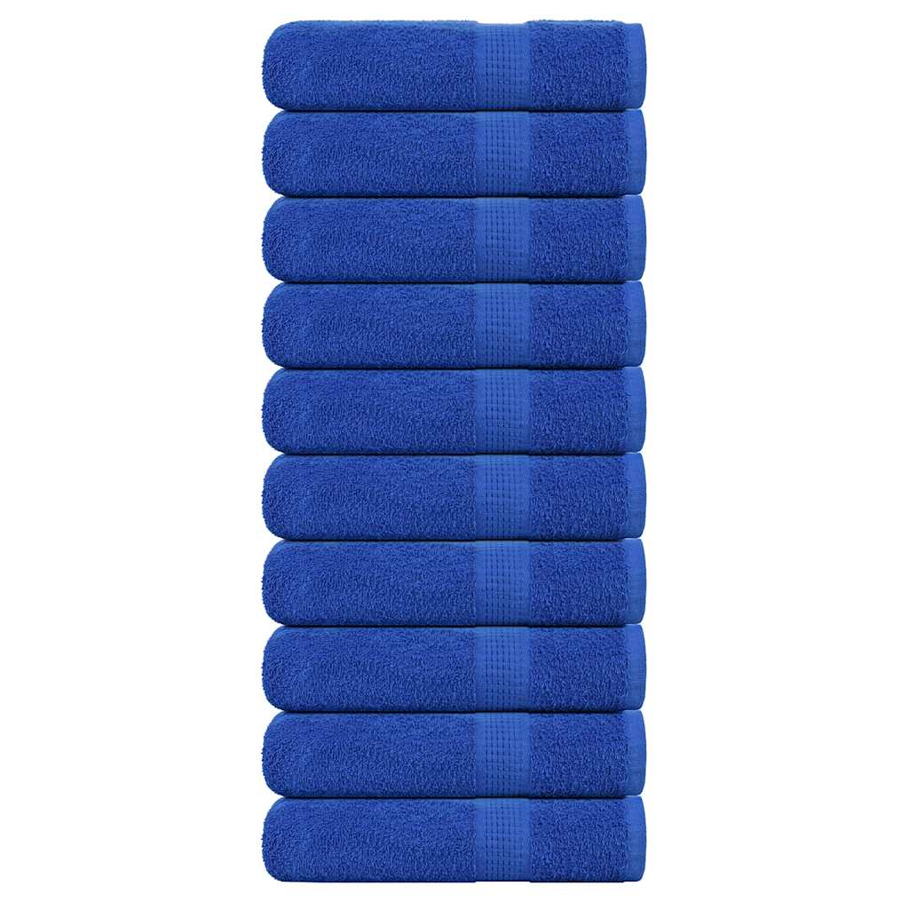 JUNG Vida Handtücher FROGN 10 Stk. Blau 50x100 cm 360 g/m²