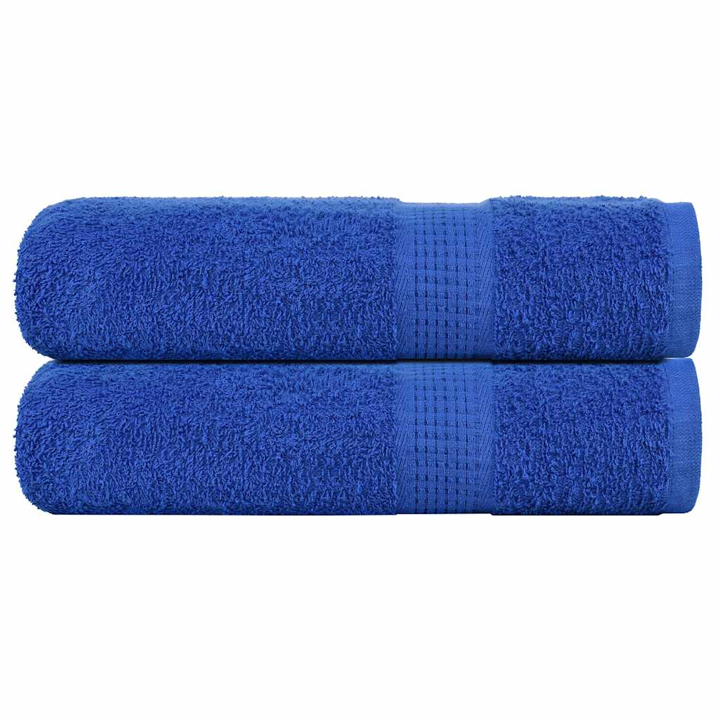JUNG Vida Duschtücher FROGN 2 Stk. Blau 70x140 cm 360 g/m²