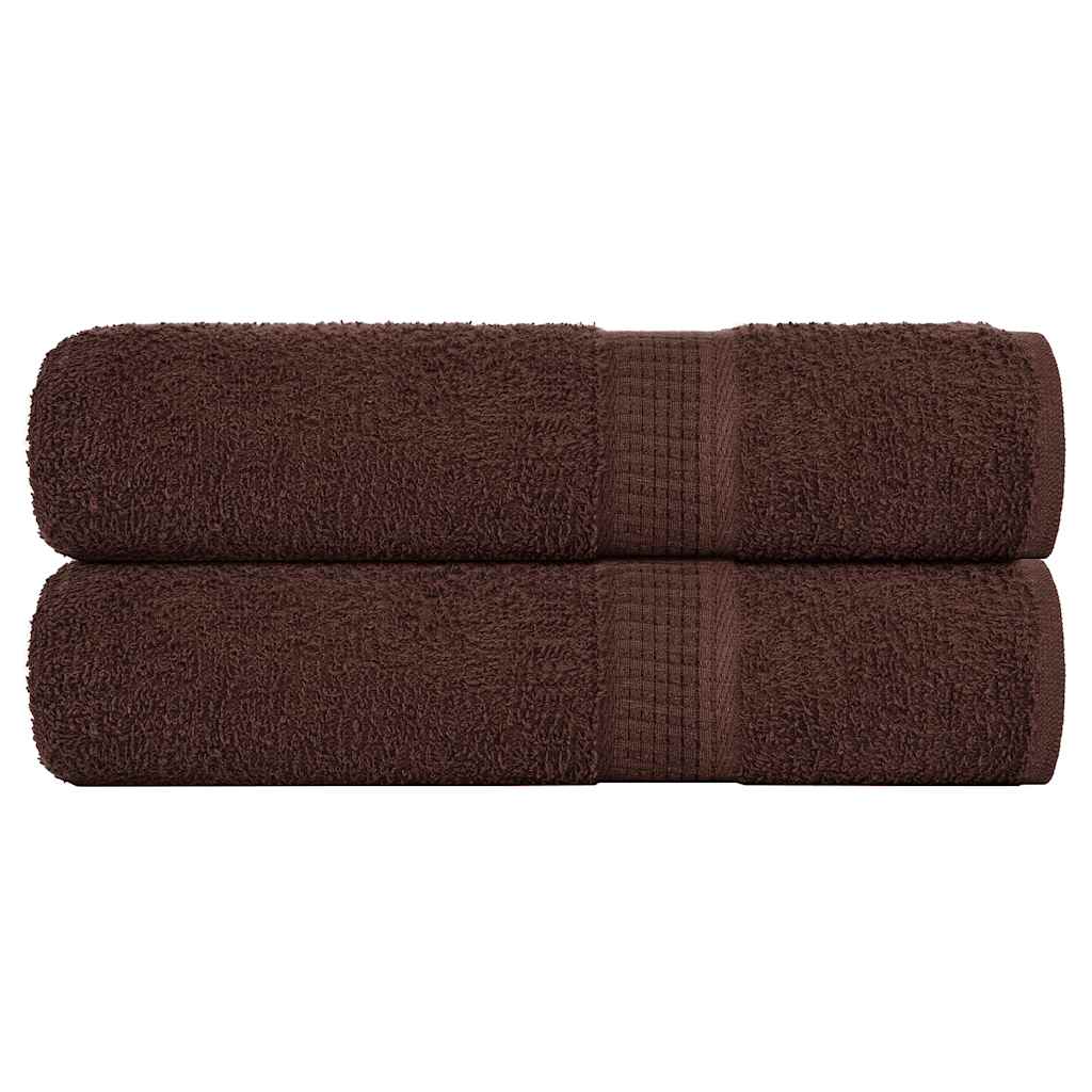 JUNG Vida Handtücher FROGN 2 Stk. Braun 50x100 cm 360 g/m²