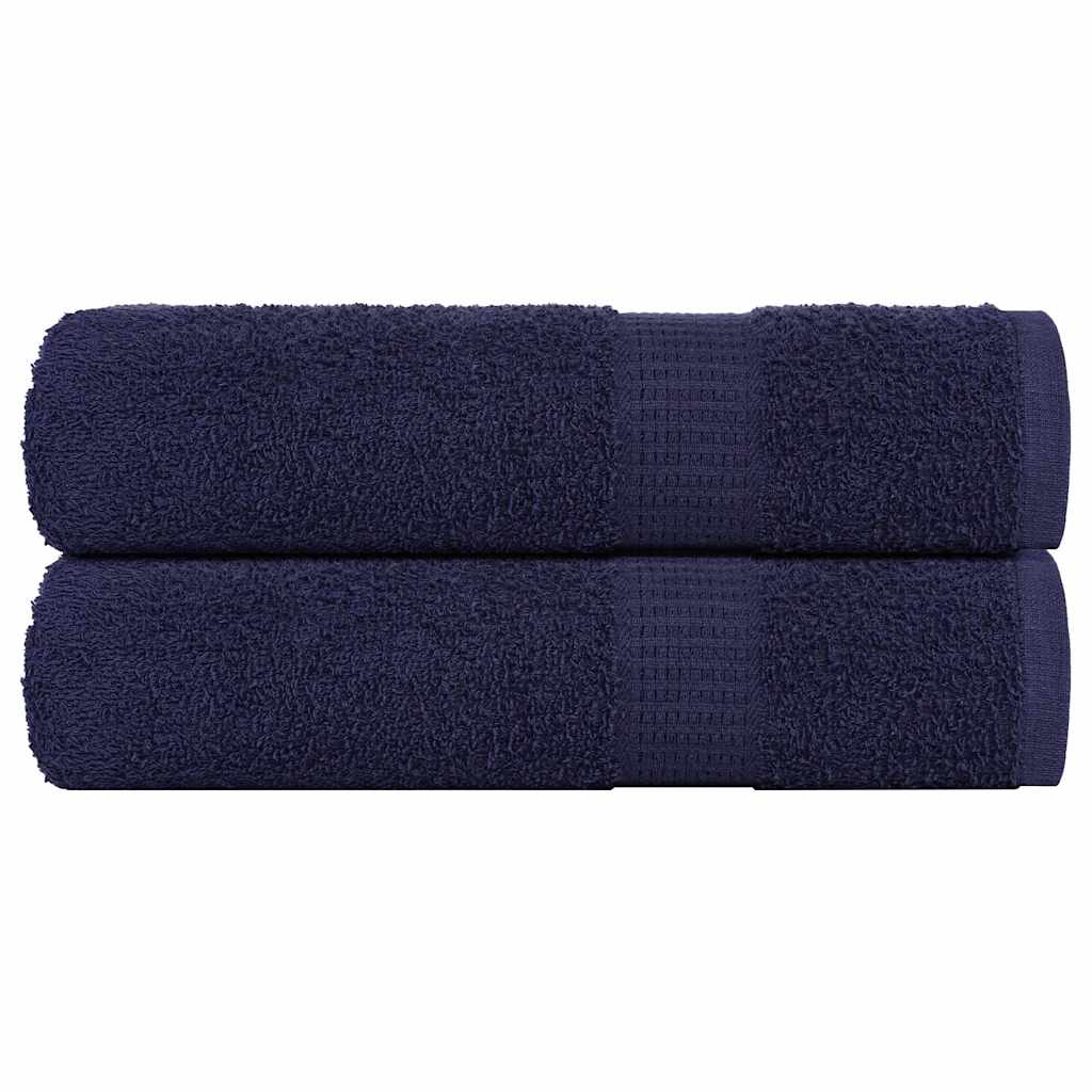 JUNG Vida Duschtücher FROGN 2 Stk. Marineblau 70x140 cm 360 g/m²