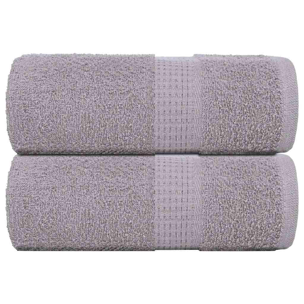 JUNG Vida Waschtücher FROGN 2 Stk. Grau 30x30 cm 360 g/m²