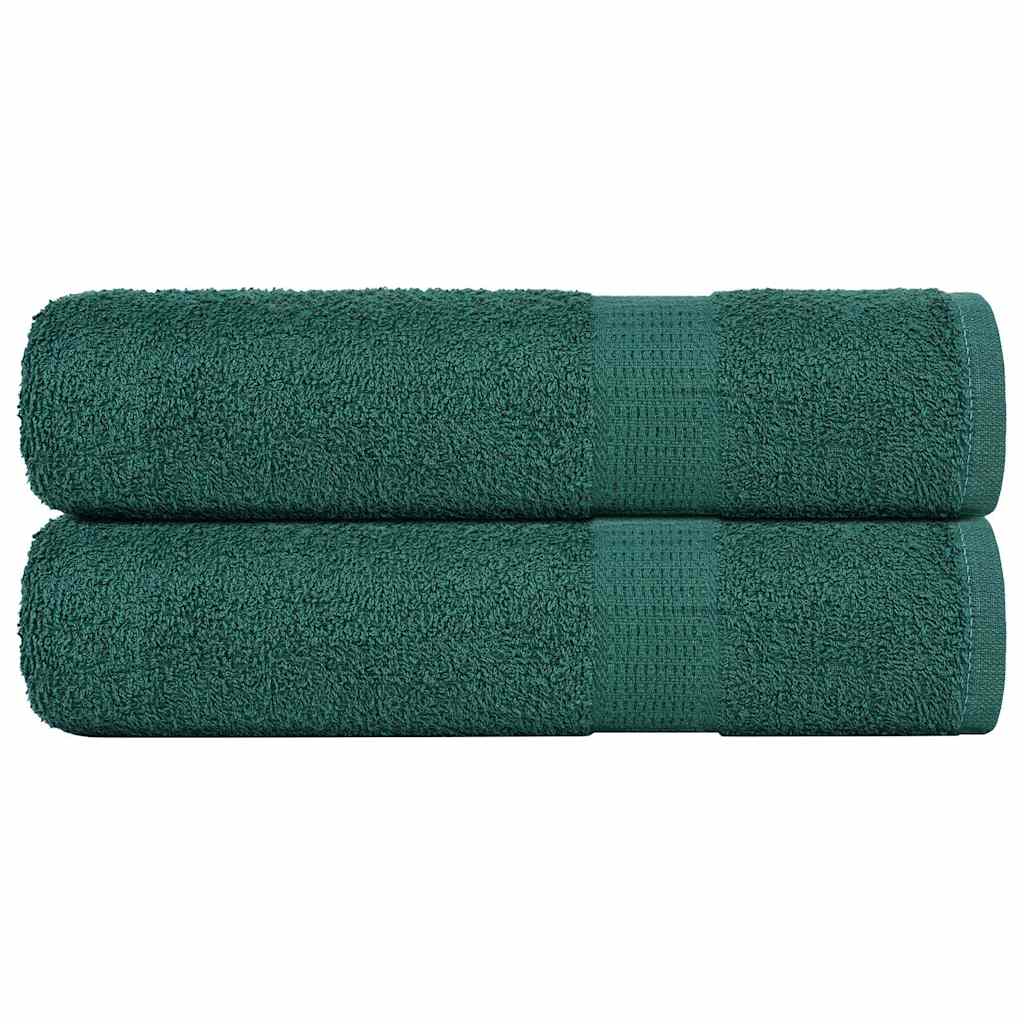 JUNG Vida Duschtücher FROGN 2 Stk. Grün 70x140 cm 360 g/m²