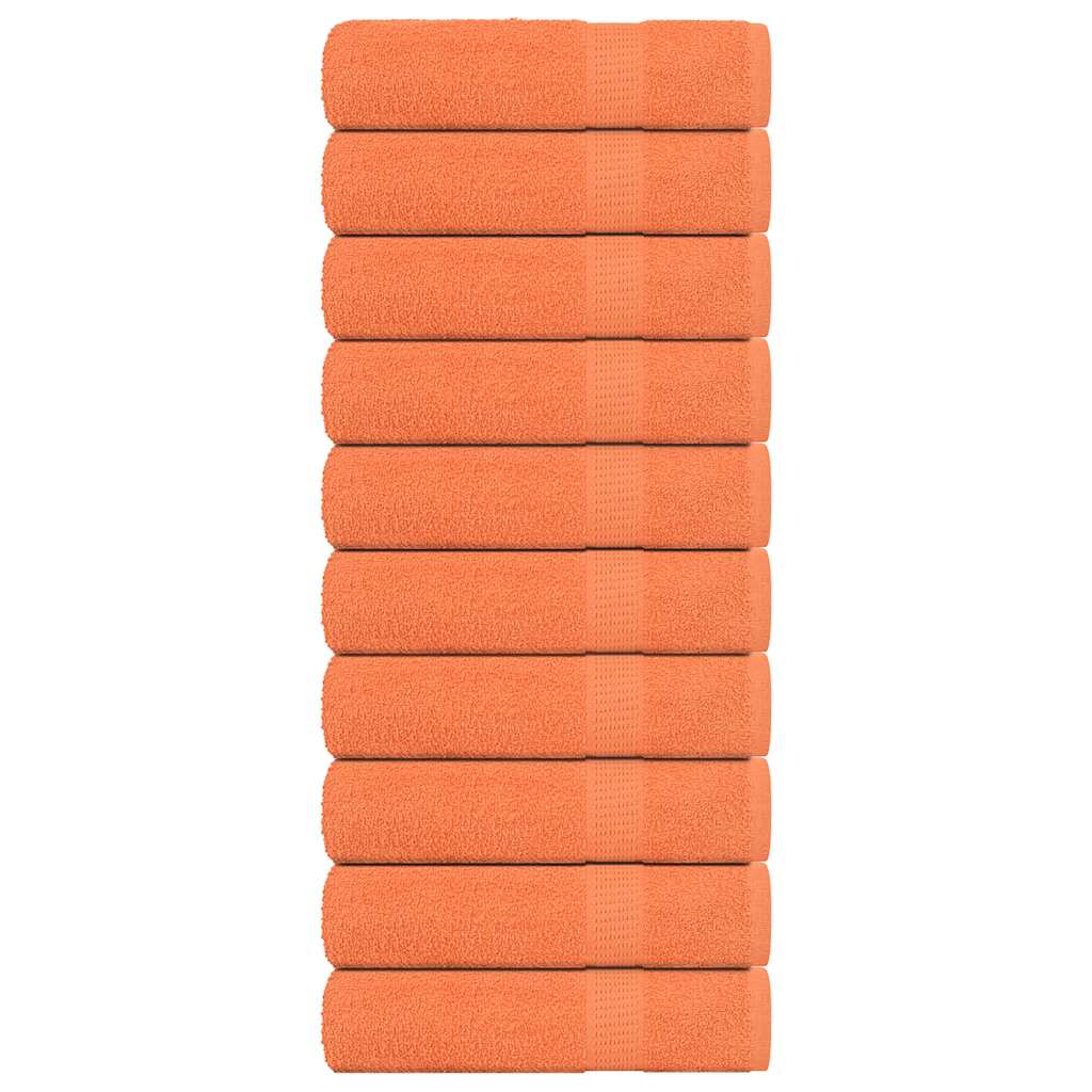 JUNG Vida Duschtücher FROGN 10 Stk. Orange 70x140 cm 360 g/qm