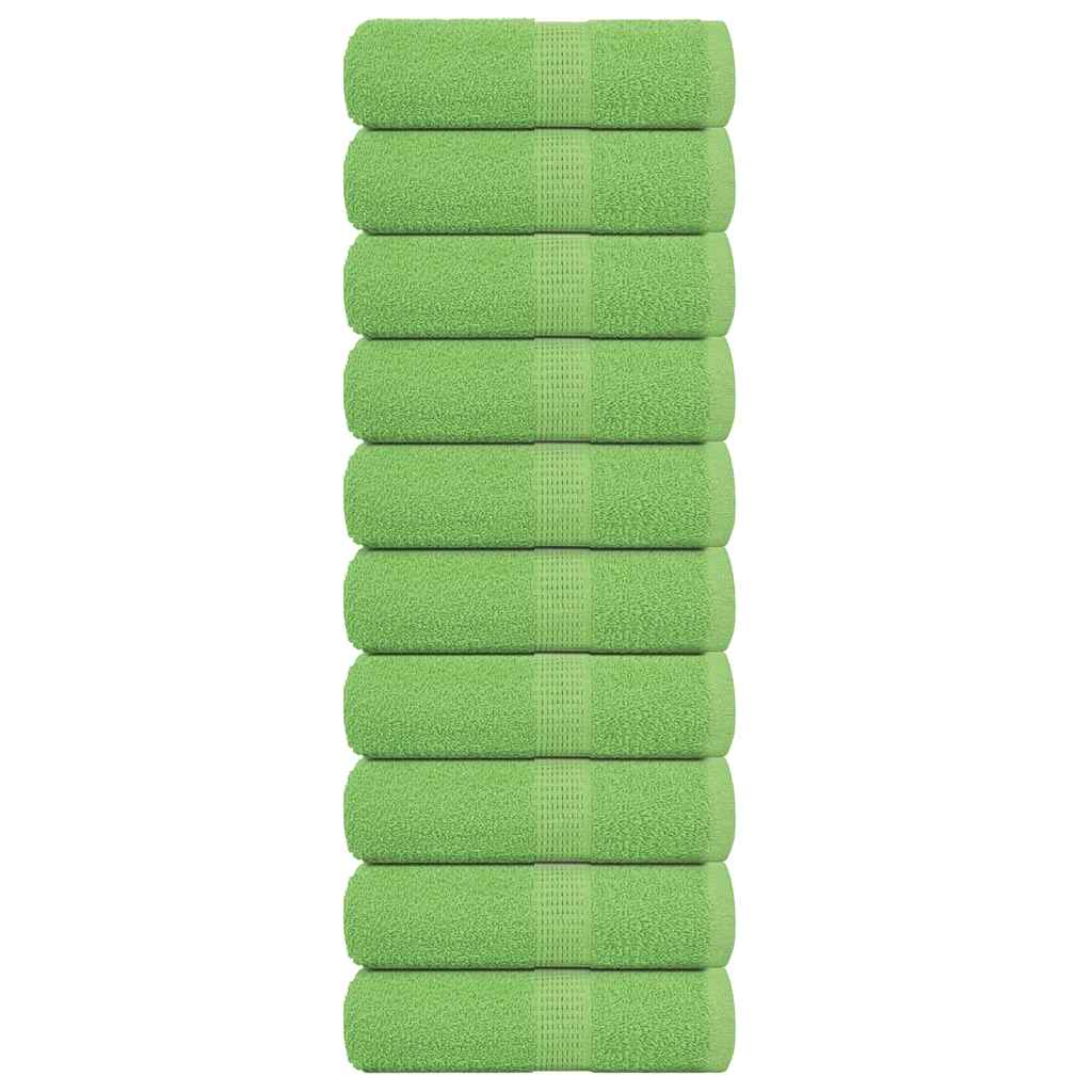 JUNG Vida Gästetücher FROGN 10 Stk. Apfelgrün 30x50 cm 360 g/m²