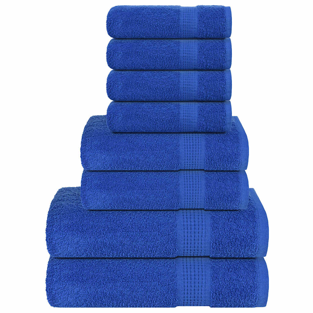 JUNG Vida 8-tlg. Handtuch-Set FROGN Blau 360 g/m²