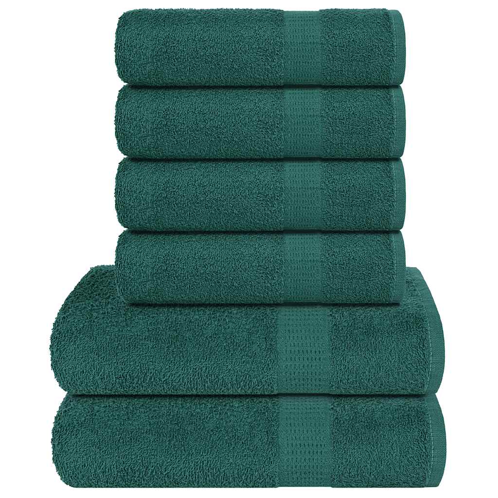 JUNG Vida 6-tlg. Handtuch-Set FROGN Grün 360 g/m²