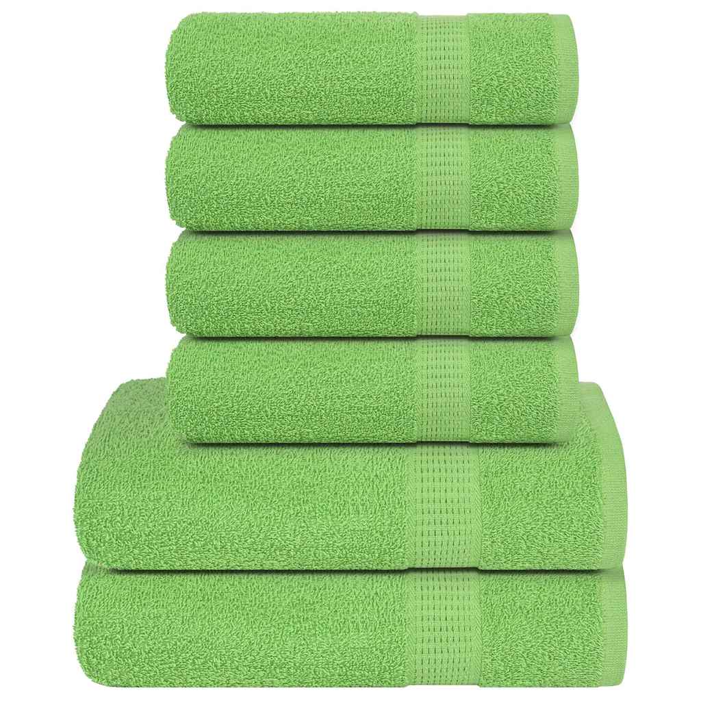JUNG Vida 6-tlg. Handtuch-Set FROGN Apfelgrün 360 g/m²
