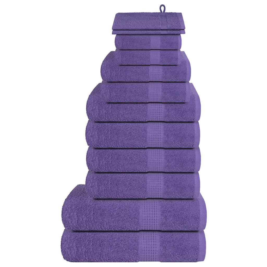 JUNG Vida 12-tlg. Handtuch-Set FROGN Lila 360 g/m²