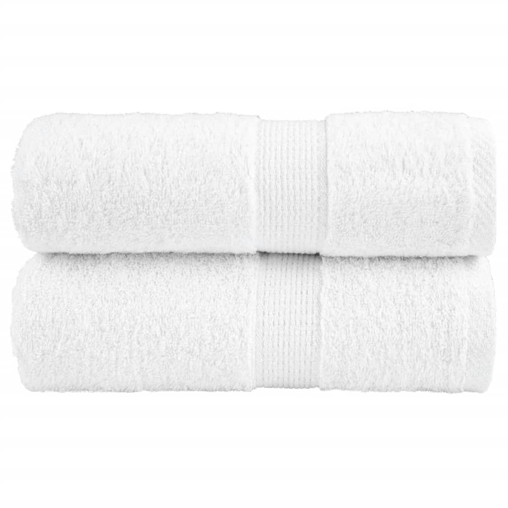 JUNG Vida Premium-Waschtücher SOLUND 2 Stk. Weiß 30x30 cm 600 g/m²