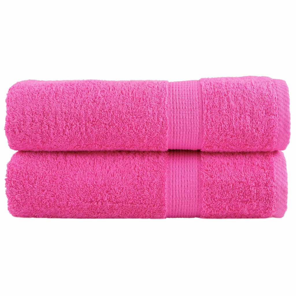 JUNG Vida Premium-Handtücher SOLUND 2 Stk. Rosa 50x100 cm 600 g/m²