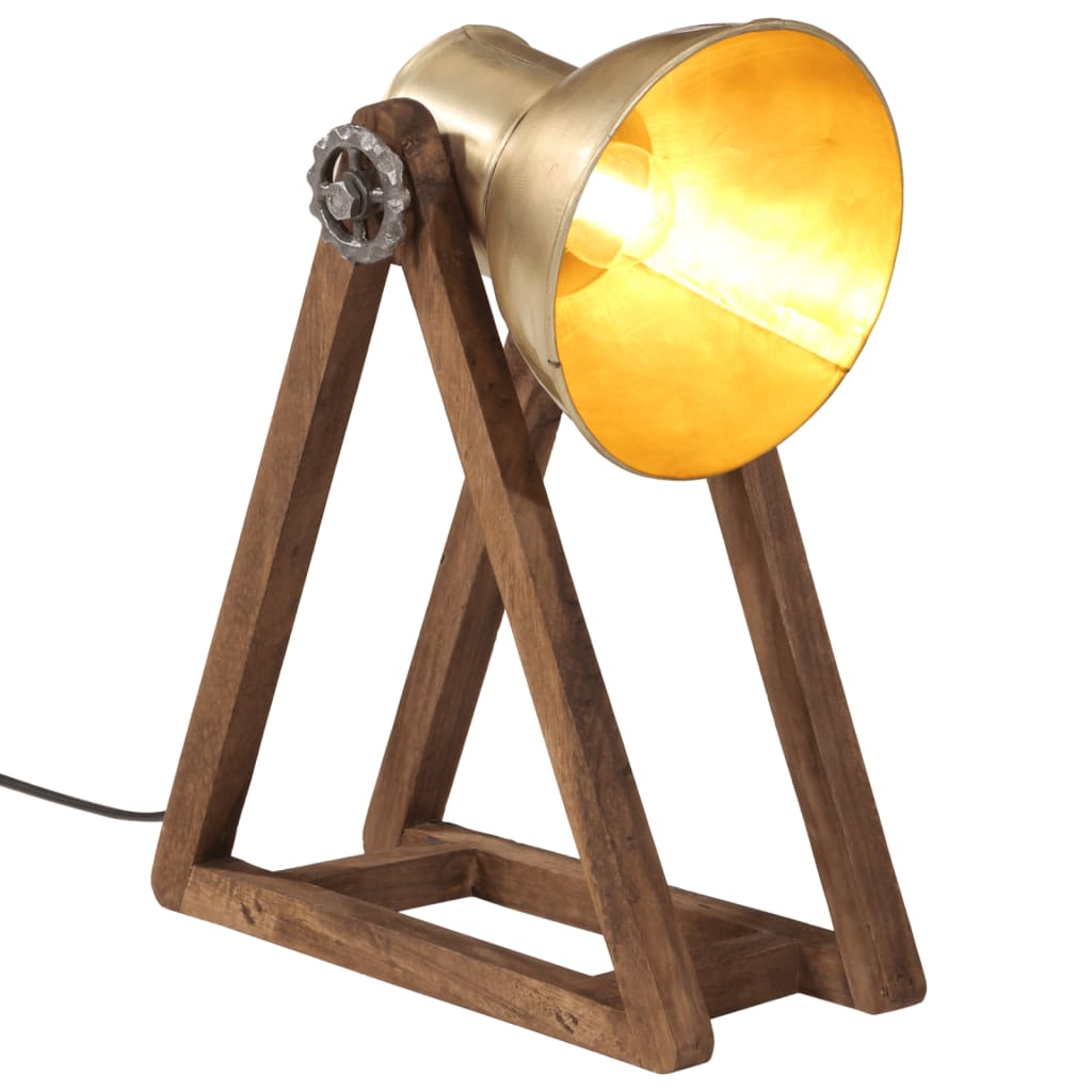 JUNG Vida Schreibtischlampe 25 W Antik-Messing 30x17x40 cm E27