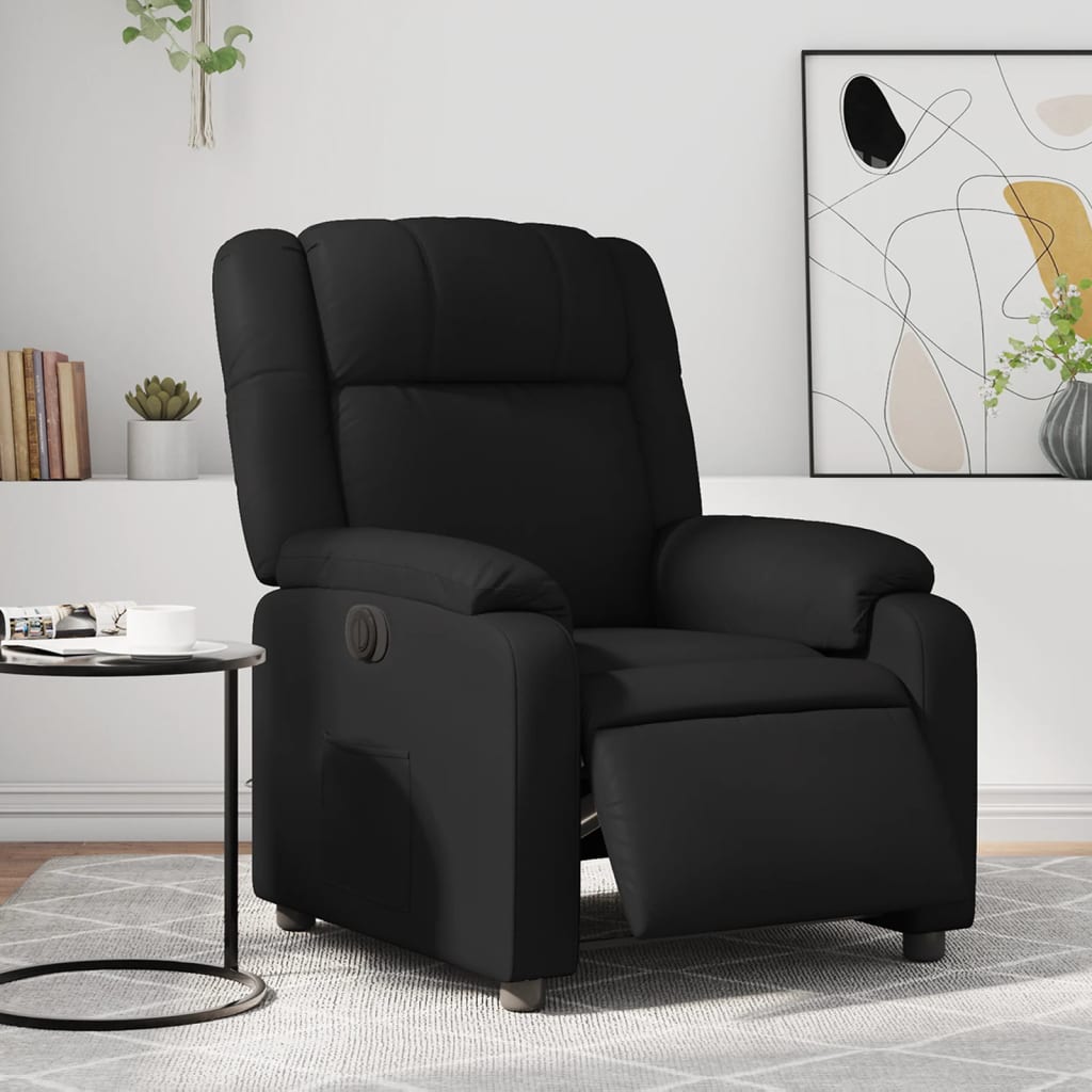 JUNG Vida Relaxsessel Elektrisch Schwarz Kunstleder