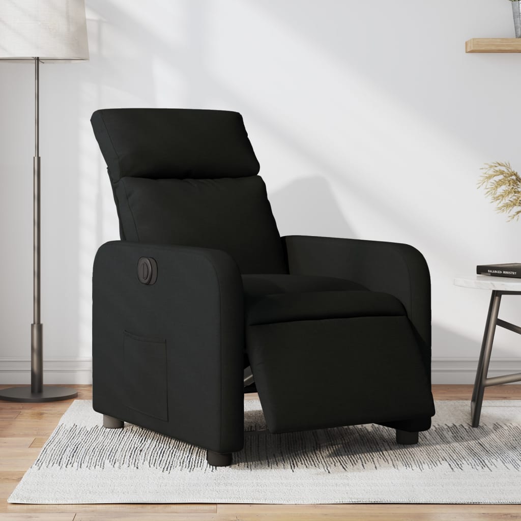 JUNG Vida Relaxsessel Elektrisch Schwarz Stoff