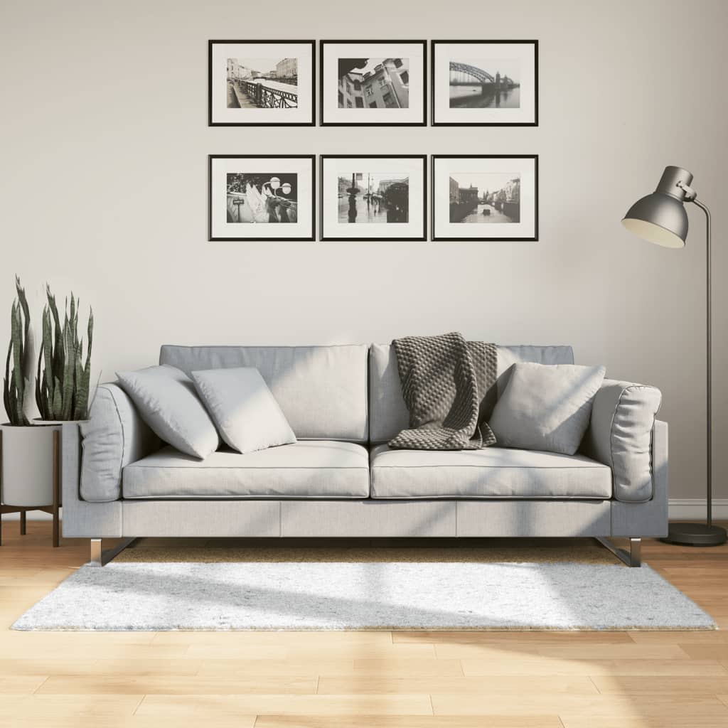 JUNG Vida Teppich OVIEDO Kurzflor Grau 80x150 cm