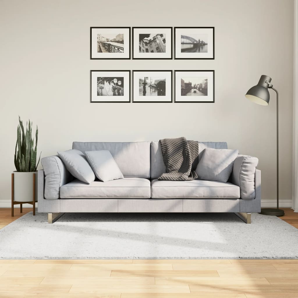 JUNG Vida Teppich OVIEDO Kurzflor Grau 140x200 cm
